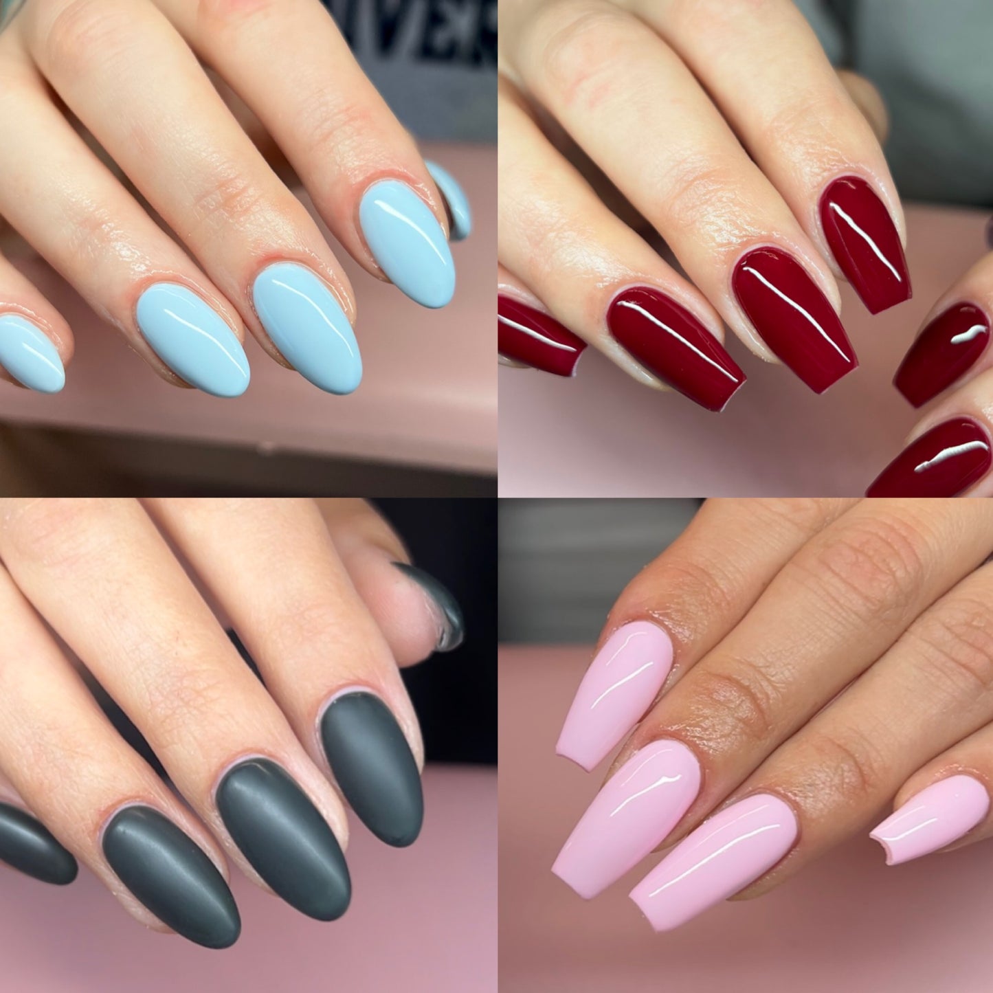 Custom Press Ons - Solid Colour